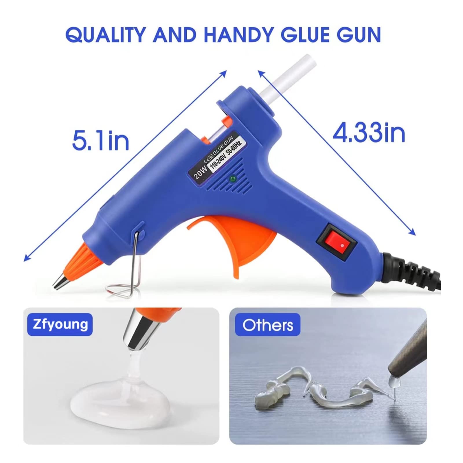 Heat Gun Small - Pistolet do kleju na gorąco 20W