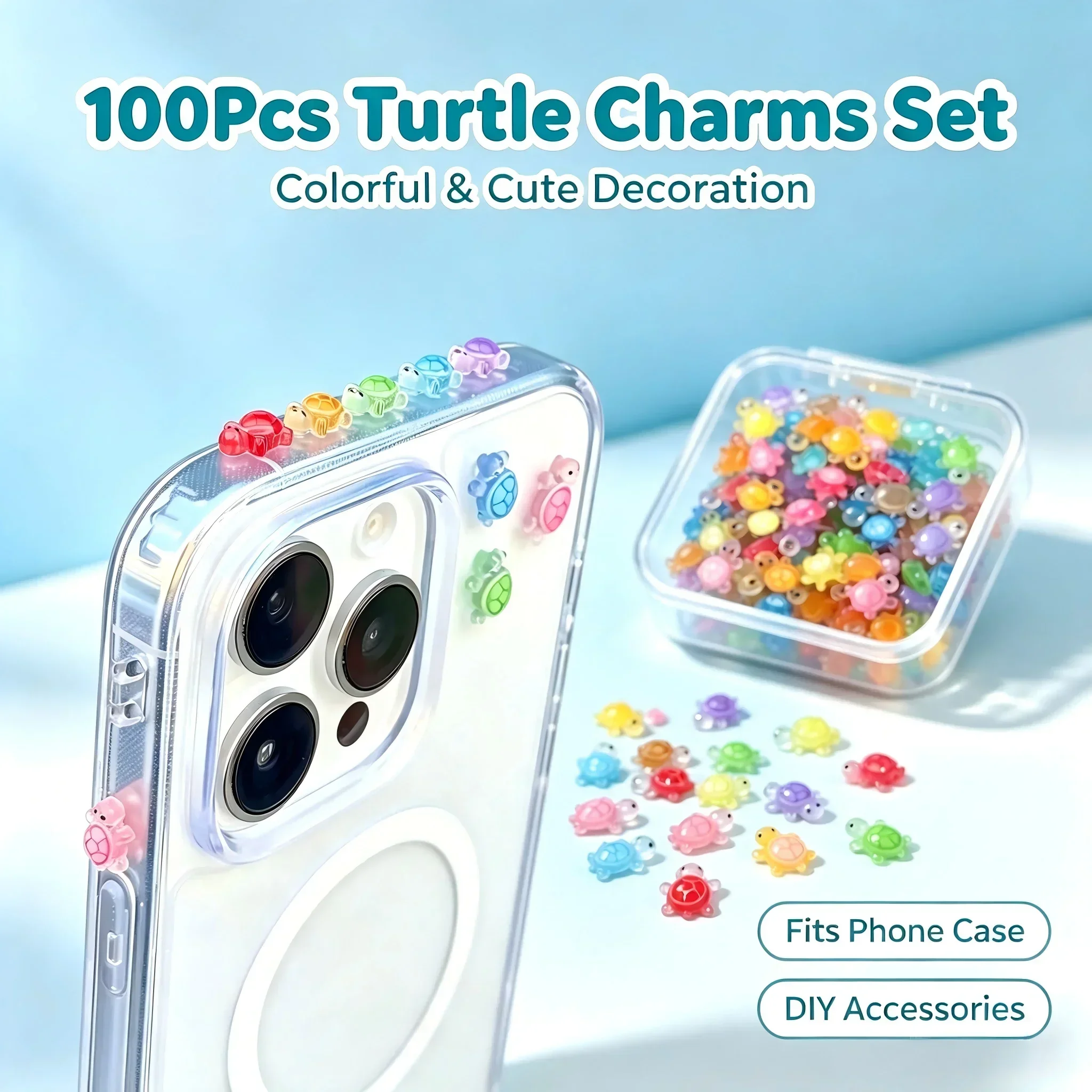 Crafting Resin - 100 sztuk/ Żywiczne zawieszki w kształcie