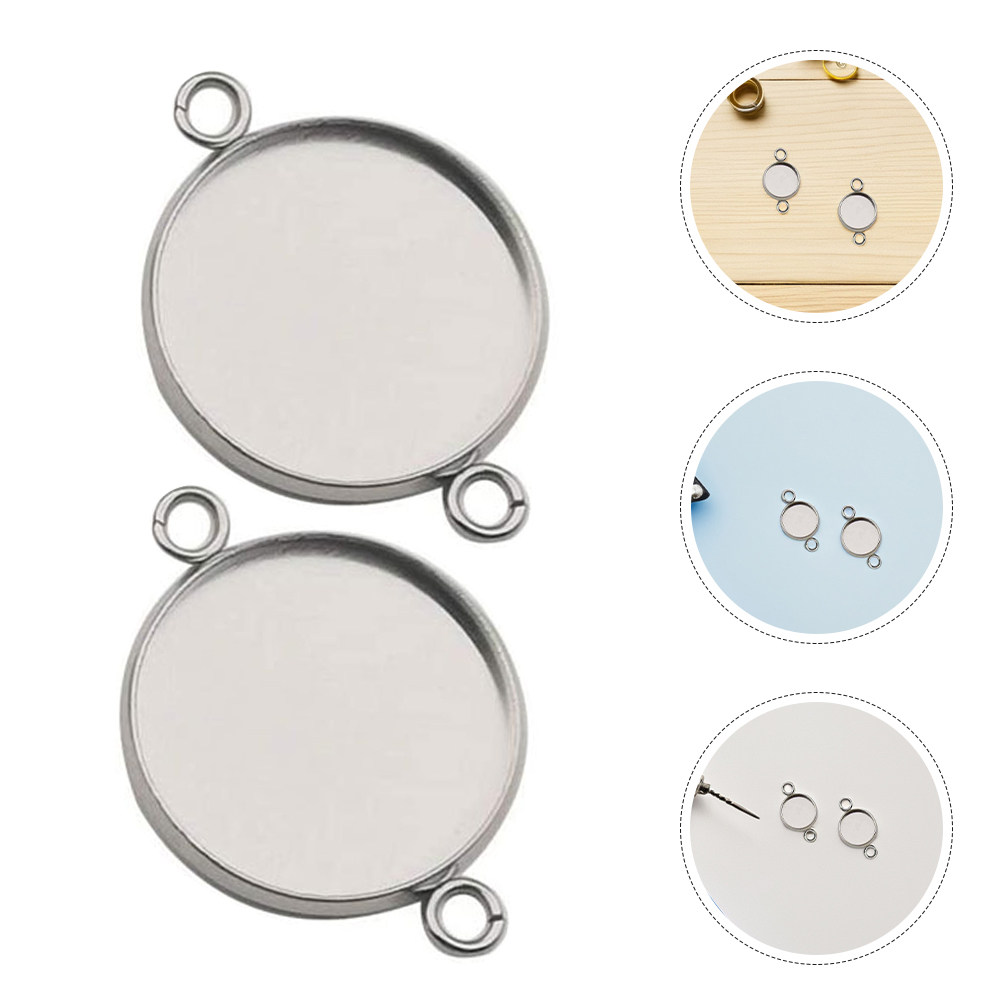 20 szt. łączników do bransolet – Bezels Set Pendant recenzja i cena
