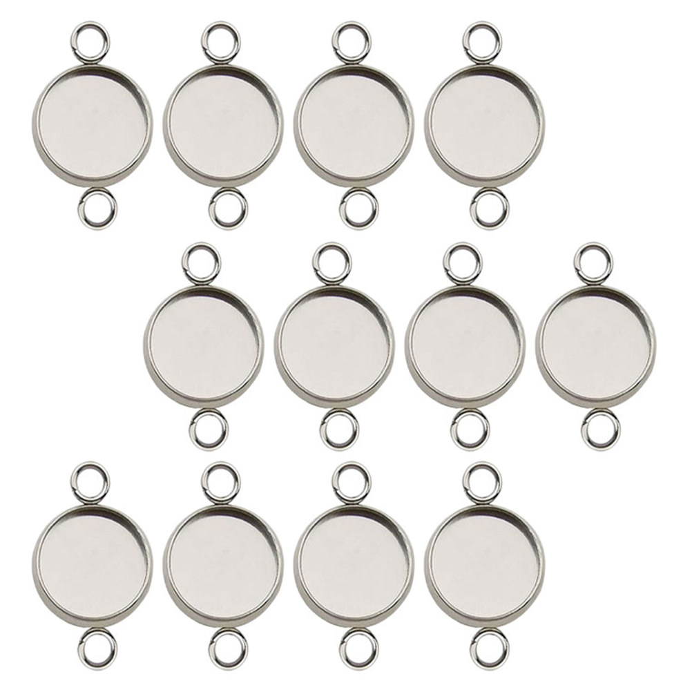 20 szt. łączników do bransolet – Bezels Set Pendant recenzja i cena