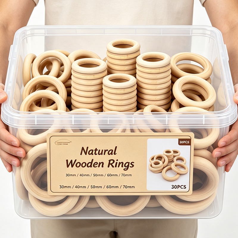 Nieobrobione drewniane pierści – Wood Ring Blank recenzja i cena