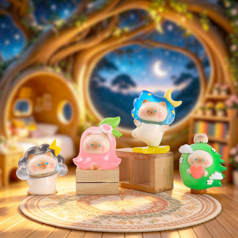 Urocza figurka kota z motywem  – Resin Craft Ideas recenzja i cena