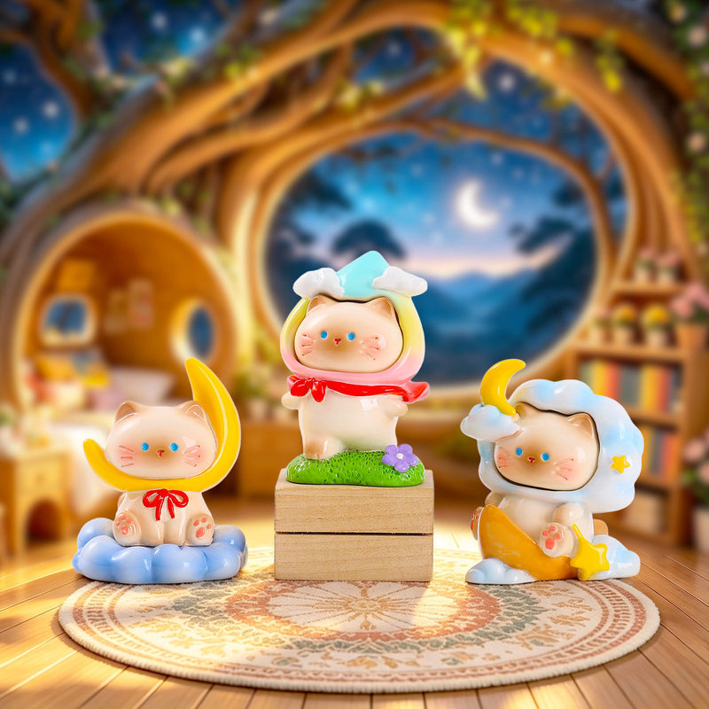 Urocza figurka kota z motywem  – Resin Craft Ideas recenzja i cena