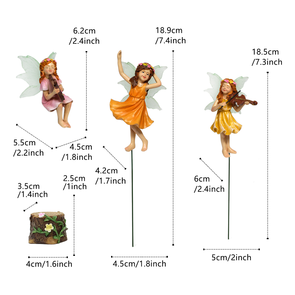 3PC/Playing Music Flower Fairy – Resin Craft Ideas recenzja i cena